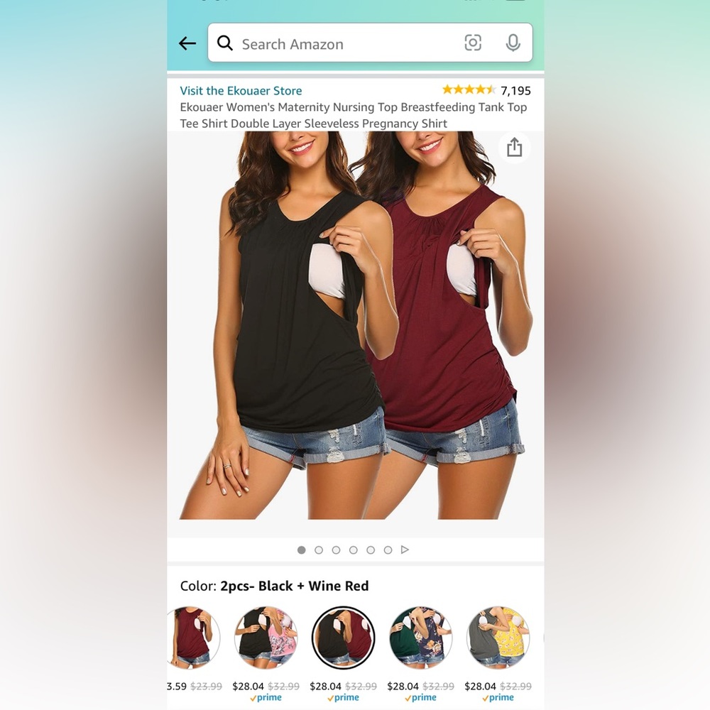 Medium. Nursing tank bundle (2).
